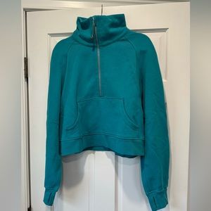 Lululemon Scuba oversized funnel neck half zip | Oceanic | Size M/L